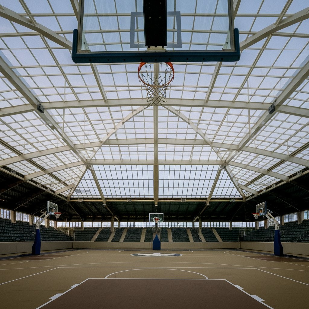 篮球场雨棚